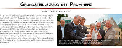 Artikel in der Ruhr-Zeit Nr. 4, September 2008 über RUE 199